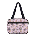 Pink Vintage Pineapple Pattern Print Double Strap Bible Bag