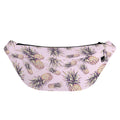Pink Vintage Pineapple Pattern Print Fanny Pack
