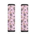 Pink Vintage Pineapple Pattern Print Handle Covers