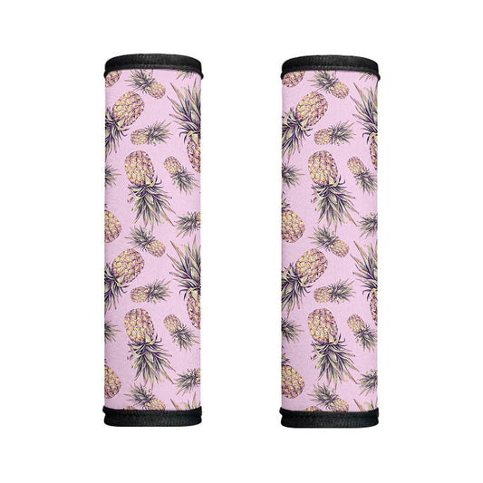 Pink Vintage Pineapple Pattern Print Handle Covers