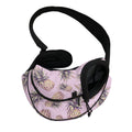 Pink Vintage Pineapple Pattern Print Pet Sling Carrier