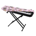 Pink Vintage Pineapple Pattern Print Piano Keyboard Cover
