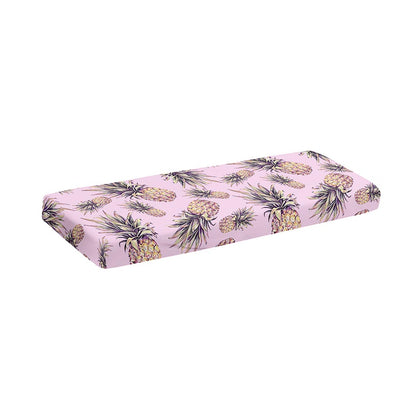 Pink Vintage Pineapple Pattern Print Piano Keyboard Cover
