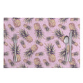 Pink Vintage Pineapple Pattern Print Placemat