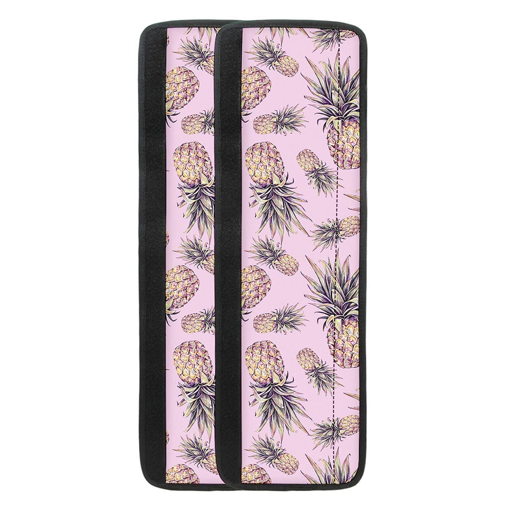 Pink Vintage Pineapple Pattern Print Refrigerator Handle Covers