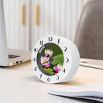 Pink Water Lilies Print Alarm Clock