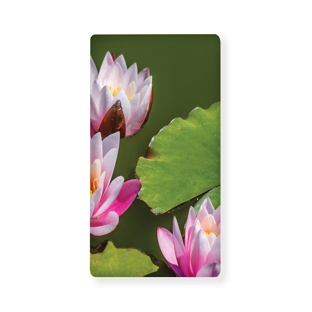 Pink Water Lilies Print Baby Crib Sheet