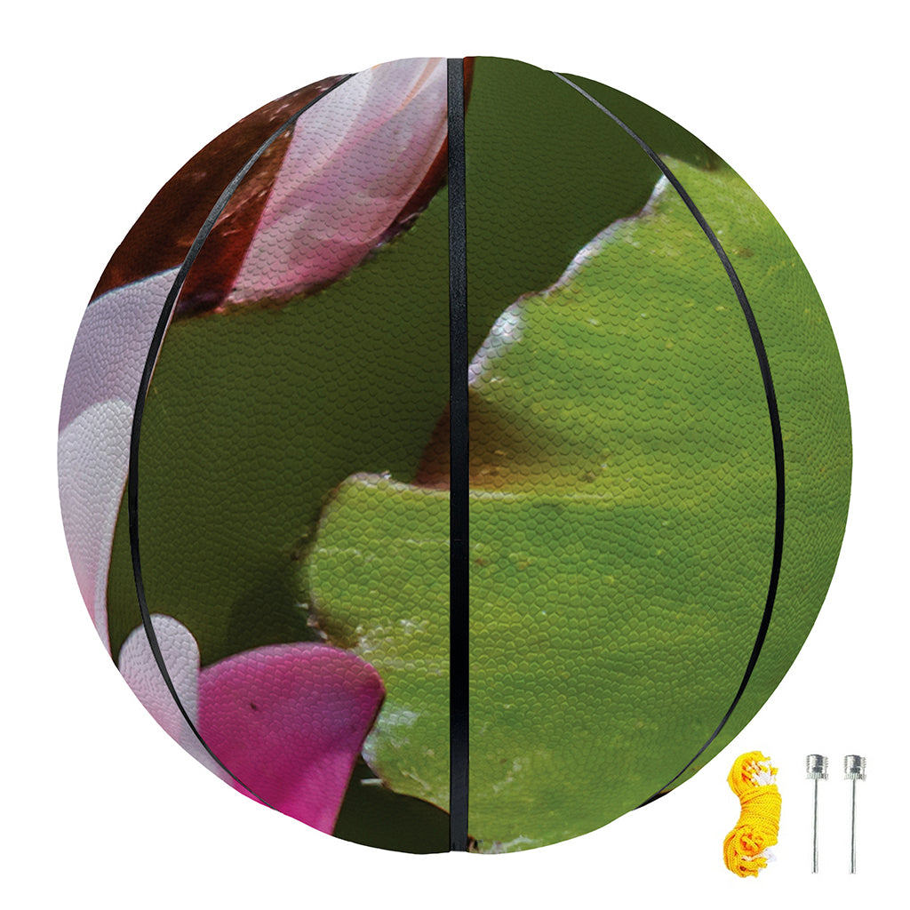Pink Water Lilies Print Basketball