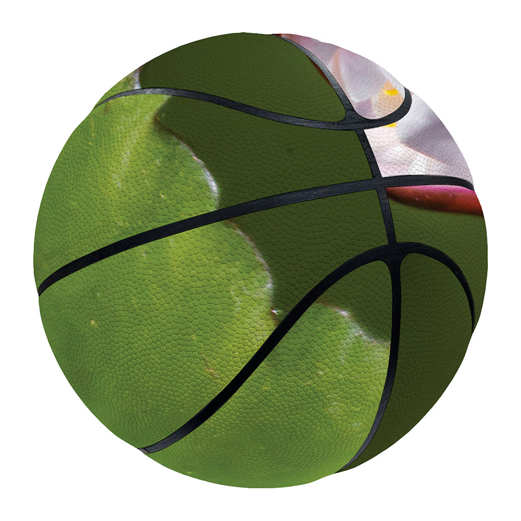 Pink Water Lilies Print Basketball