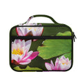 Pink Water Lilies Print Briefcase Bible Bag