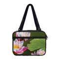 Pink Water Lilies Print Double Strap Bible Bag