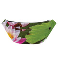 Pink Water Lilies Print Fanny Pack