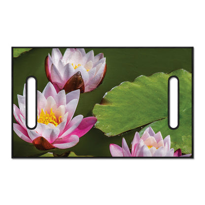 Pink Water Lilies Print Golf Cart Seat Cover