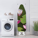 Pink Water Lilies Print Ironing Board Cover