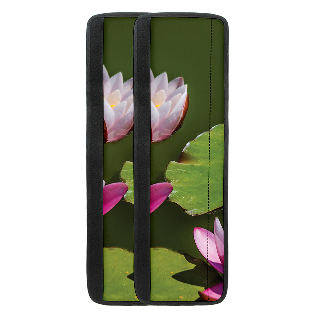 Pink Water Lilies Print Refrigerator Handle Covers