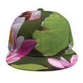 Pink Water Lilies Print Snapback Cap
