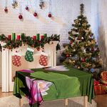 Pink Water Lilies Print Tablecloth