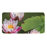 Pink Water Lilies Print Towel
