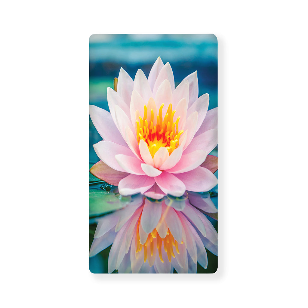 Pink Water Lily Print Baby Crib Sheet