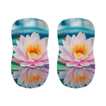 Pink Water Lily Print Bar Stool Covers