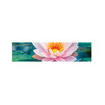 Pink Water Lily Print Bed Runner