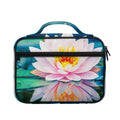 Pink Water Lily Print Briefcase Bible Bag