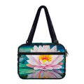 Pink Water Lily Print Double Strap Bible Bag
