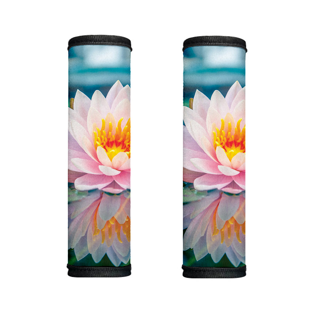 Pink Water Lily Print Handle Covers