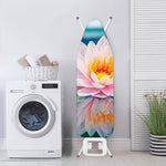 Pink Water Lily Print Ironing Board Cover