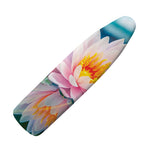 Pink Water Lily Print Ironing Board Cover