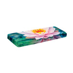Pink Water Lily Print Piano Keyboard Cover