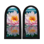 Pink Water Lily Print Skillet Handle Cover