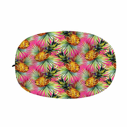 Pink Watercolor Pineapple Pattern Print Car Side Mirror Covers