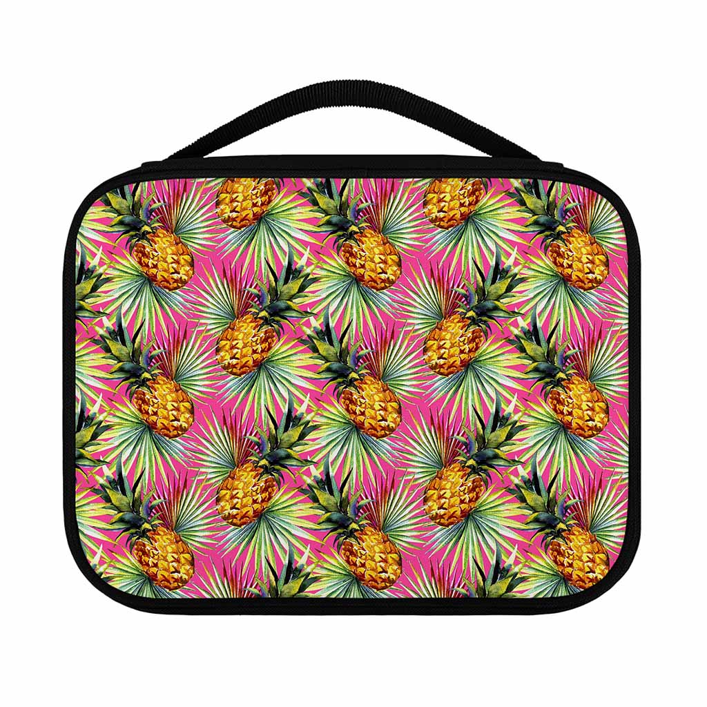 Pink Watercolor Pineapple Pattern Print Classic Bible Case