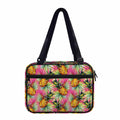 Pink Watercolor Pineapple Pattern Print Double Strap Bible Bag