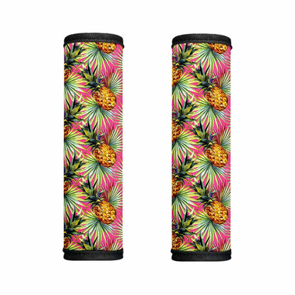 Pink Watercolor Pineapple Pattern Print Handle Covers
