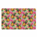 Pink Watercolor Pineapple Pattern Print Polyester Doormat
