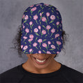 Pink Watercolor Tulip Flower Print Baseball Cap