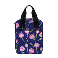 Pink Watercolor Tulip Flower Print Bible Tote Bag
