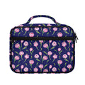 Pink Watercolor Tulip Flower Print Briefcase Bible Bag
