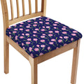 Pink Watercolor Tulip Flower Print Chair Cushion Cover