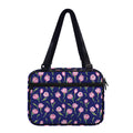 Pink Watercolor Tulip Flower Print Double Strap Bible Bag