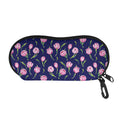 Pink Watercolor Tulip Flower Print Glasses Case
