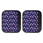 Pink Watercolor Tulip Flower Print Handle Covers