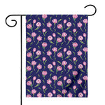 Pink Watercolor Tulip Flower Print House Flag
