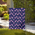 Pink Watercolor Tulip Flower Print House Flag