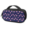 Pink Watercolor Tulip Flower Print Portable Cooler Travel Case