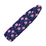 Pink Watercolor Tulip Flower Print Ironing Board Cover