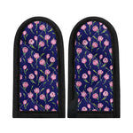 Pink Watercolor Tulip Flower Print Skillet Handle Cover