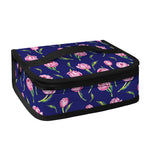 Pink Watercolor Tulip Flower Print Small Lunch Bag